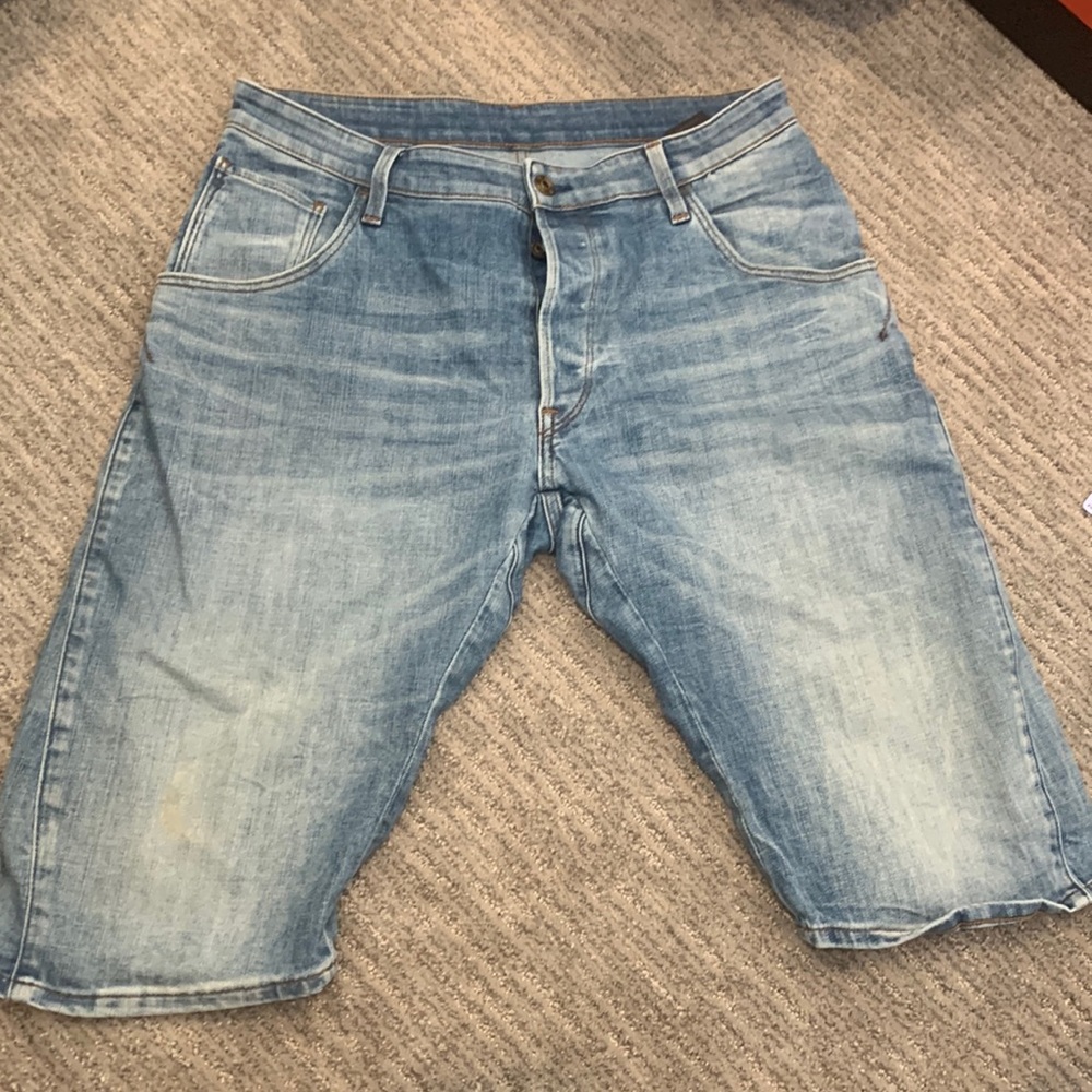 G star arc 3d tapered shorts